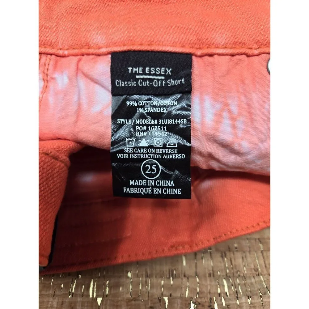 Blank‎ Nyc Shorts Women's 25 The Essex Classic Cut Off Tie Dye Casual Preppy